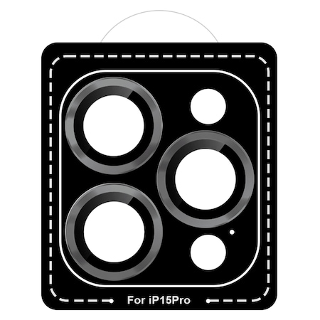 Gadget Guard , Camera Lens Protector For Apple Iphone 15 Pro, Black GGACXXC208AP14A